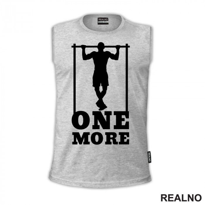 One More - Pull Up Bar - Trening - Majica
