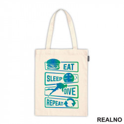 Eat, Sleep, Dive, Repeat - Symbols - Diving - Ronjenje - Ceger Eat, Sleep, Dive, Repeat - Symbols - Diving - Ronjenje - Ceger