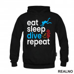 Eat, Sleep, Dive, Repeat - Coral - Diving - Ronjenje - Duks