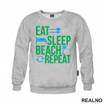 Eat, Sleep, Beach, Repeat - Planinarenje - Kampovanje - Priroda - Nature - Duks