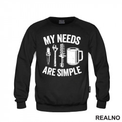 My Needs Are Simple - Coffee And Tools - Radionica - Majstor - Duks My Needs Are Simple - Coffee And Tools - Radionica - Majstor - Duks