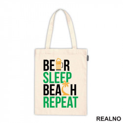 Beer, Sleep, Beach, Repeat - Colors - Humor - Ceger Beer, Sleep, Beach, Repeat - Colors - Humor - Ceger