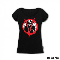 Behind The Symbol - V for Vendetta - Filmovi - Majica Behind The Symbol - V for Vendetta - Filmovi - Majica