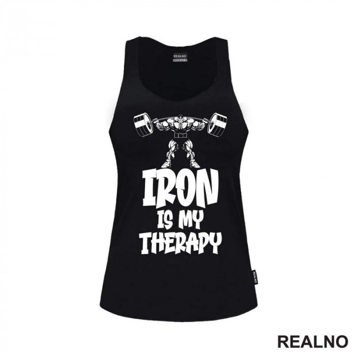 Iron Is My Therapy - Trening - Majica