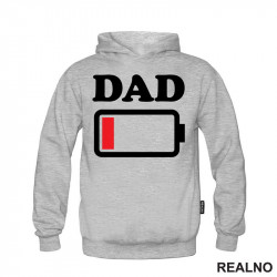 Dad - Low Battery - Humor - Mama i Tata - Ljubav - Duks Dad - Low Battery - Humor - Mama i Tata - Ljubav - Duks
