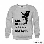 Eat, Sleep, Karate, Repeat - Sport - Duks