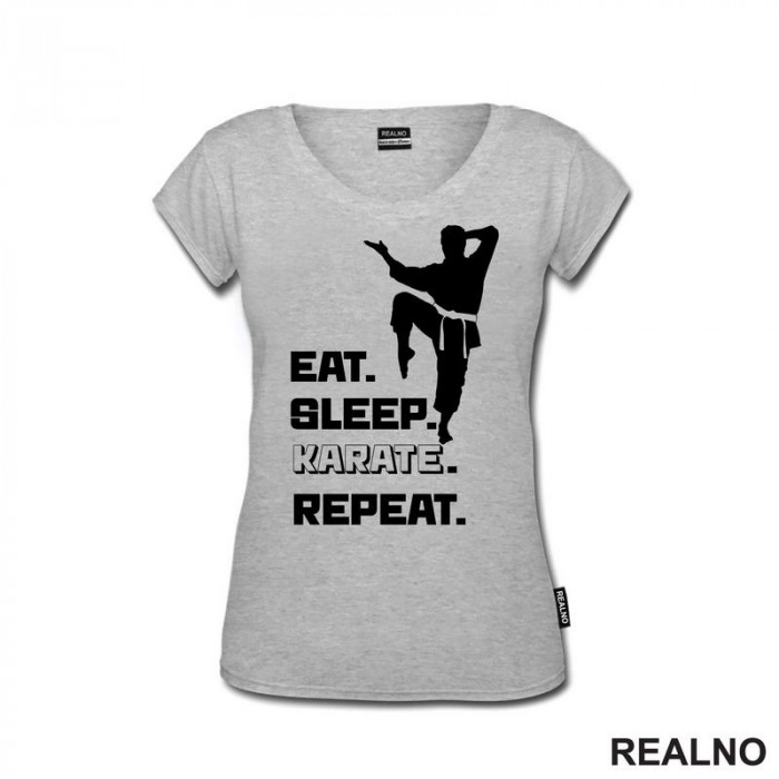 Eat, Sleep, Karate, Repeat - Sport - Majica