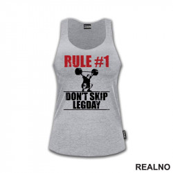 Rule 1 Don't Skip Legday - Trening - Majica Rule 1 Don't Skip Legday - Trening - Majica