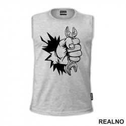 Broken Wall - Hand And Wrench - Radionica - Majstor - Majica