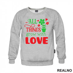 All Things Grow With Love - Green and Red - Bašta i Cveće - Duks All Things Grow With Love - Green and Red - Bašta i Cveće - Duks