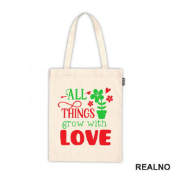All Things Grow With Love - Green and Red - Bašta i Cveće - Ceger