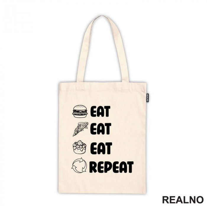 Eat, Eat, Eat, Repeat - Symbols - Humor - Hrana - Food - Ceger