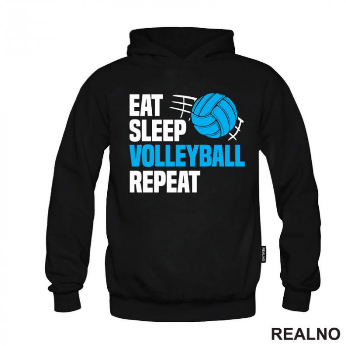 Eat, Sleep, Volleyball, Repeat - Odbojka - Sport - Duks