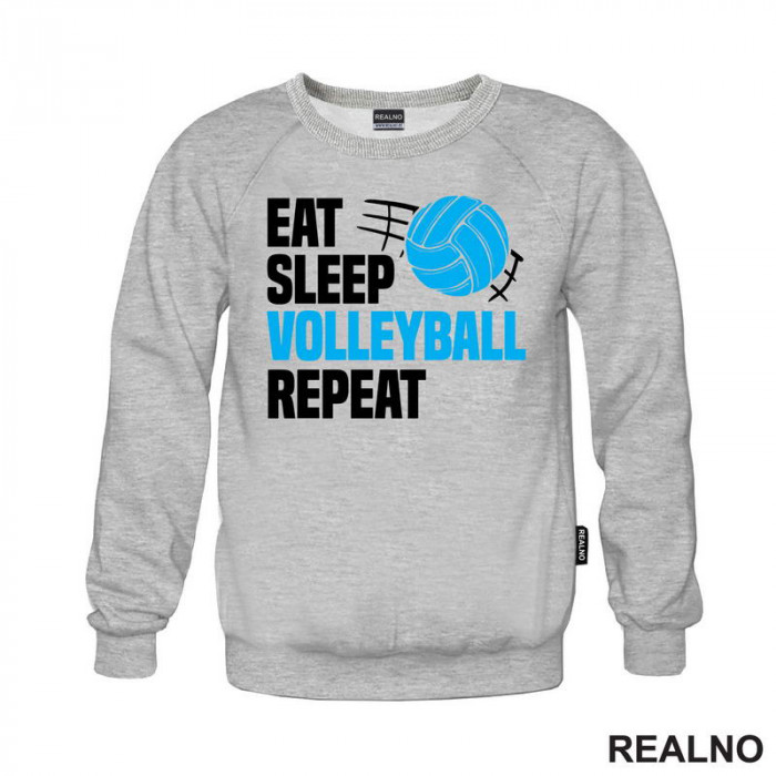 Eat, Sleep, Volleyball, Repeat - Odbojka - Sport - Duks