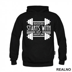 Success Starts With Self Discipline - Trening - Duks Success Starts With Self Discipline - Trening - Duks