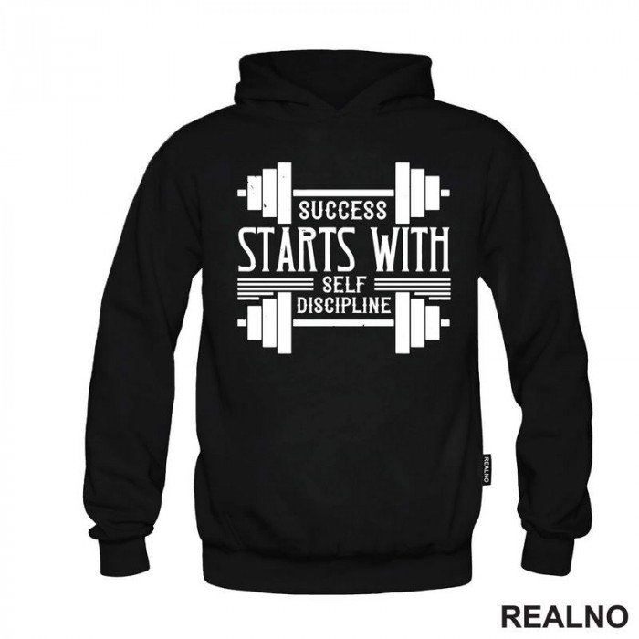 Success Starts With Self Discipline - Trening - Duks Success Starts With Self Discipline - Trening - Duks