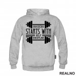 Success Starts With Self Discipline - Trening - Duks Success Starts With Self Discipline - Trening - Duks