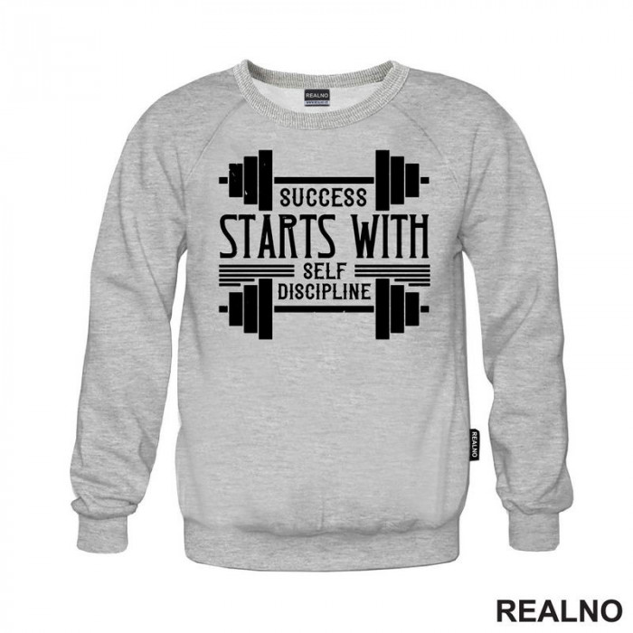Success Starts With Self Discipline - Trening - Duks Success Starts With Self Discipline - Trening - Duks