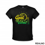 Good Vibes - Yellow and Green - Planinarenje - Kampovanje - Priroda - Nature - Majica