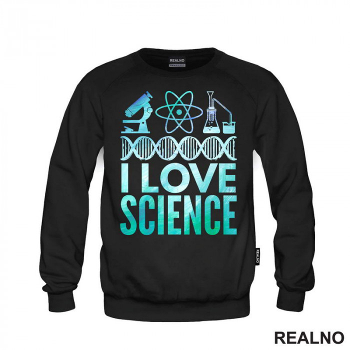 I Love Science - Colors - Geek - Duks