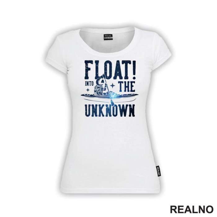 Float! Into The Unknown - Blue - Space - Svemir - Majica