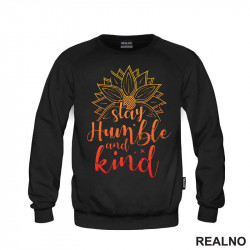 Stay Humble And Kind - Yellow and Orange - Quotes - Duks Stay Humble And Kind - Yellow and Orange - Quotes - Duks