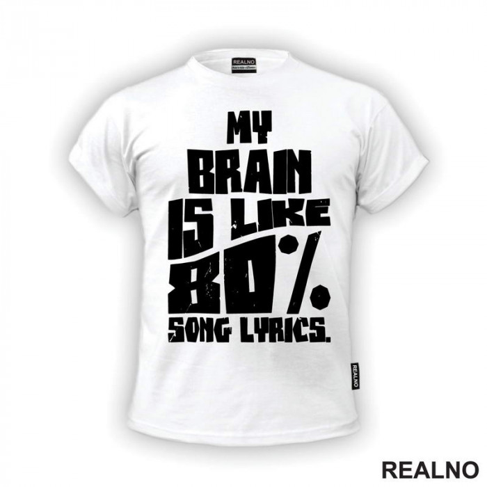 My Brain Is Like 80% Song Lyrics - Music - Majica