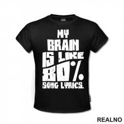 My Brain Is Like 80% Song Lyrics - Music - Majica
