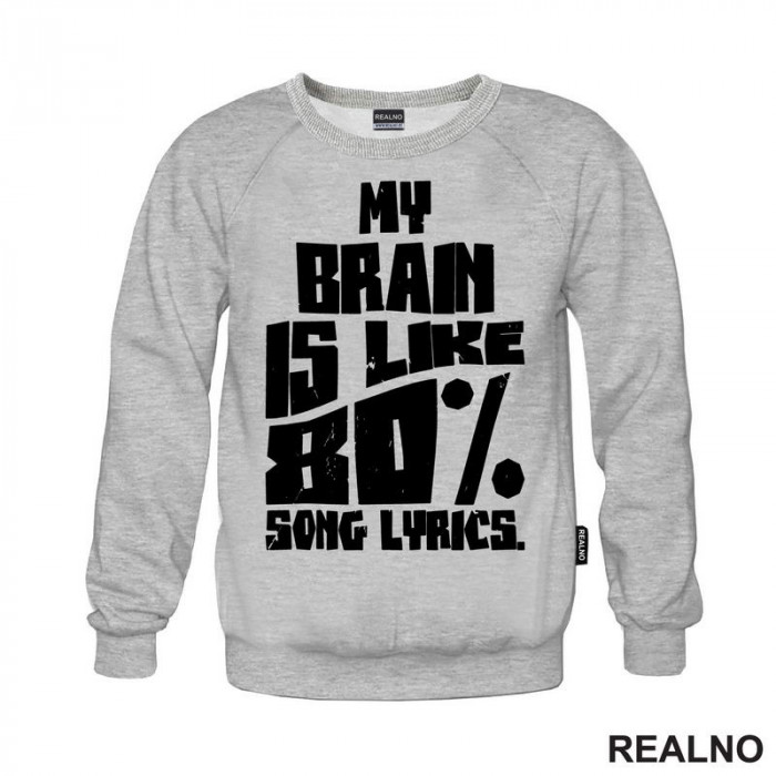 My Brain Is Like 80% Song Lyrics - Music - Duks