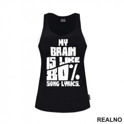 My Brain Is Like 80% Song Lyrics - Music - Majica