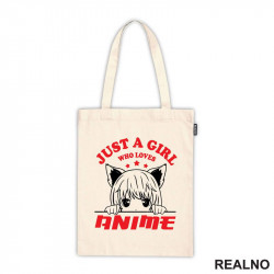 Just A Girl Who Loves Anime - Red - Ceger Just A Girl Who Loves Anime - Red - Ceger