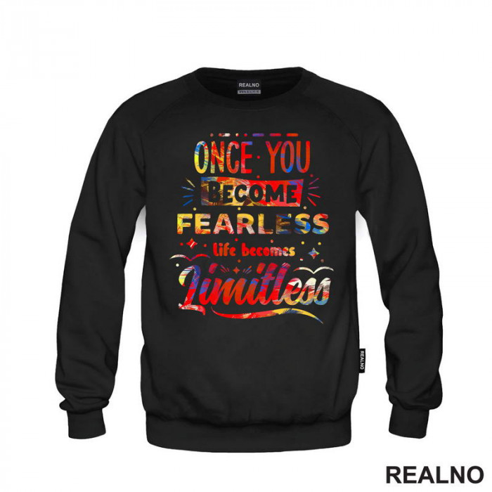 Once You Become Fearless, Life Becomes Limitless - Motivation - Quotes - Duks