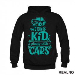 This Kid Plays With Cars - Green - Bebe - Duks This Kid Plays With Cars - Green - Bebe - Duks