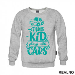 This Kid Plays With Cars - Green - Bebe - Duks This Kid Plays With Cars - Green - Bebe - Duks