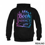 Book Addict - Pink And Blue - Colors - Books - Čitanje - Duks