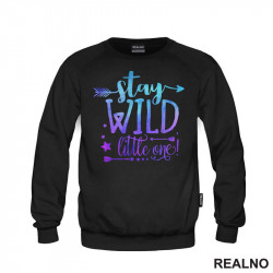Stay Wild Little One - Purple And Blue - Colors - Quotes - Duks