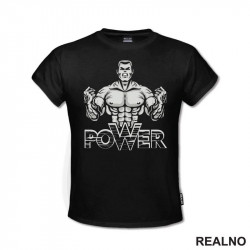 Power - Bodybuilder - Trening - Majica Power - Bodybuilder - Trening - Majica