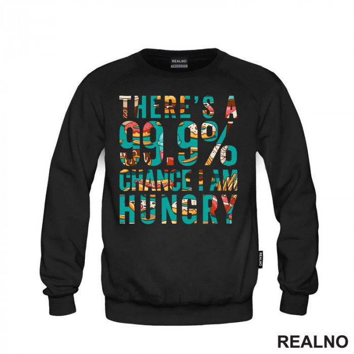There's A 99,9% Chance I Am Hungry - Hrana - Food - Duks