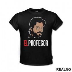 Drawing - El Profesor - The Professor - La Casa de Papel - Money Heist - Majica