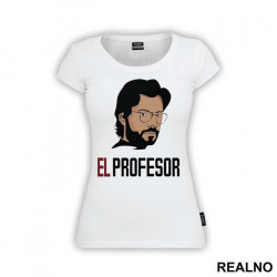 Drawing - El Profesor - The Professor - La Casa de Papel - Money Heist - Majica