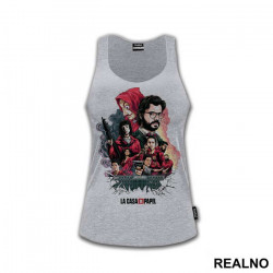 Fire And Smoke Group - La Casa de Papel - Money Heist - Majica