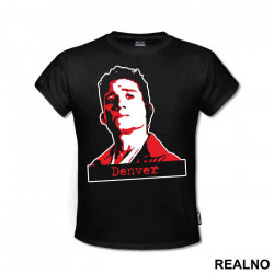 Denver Red And Black - La Casa de Papel - Money Heist - Majica