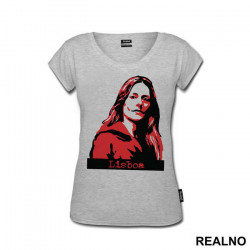 Lisabon - Lisboa - Red And Black - La Casa de Papel - Money Heist - Majica