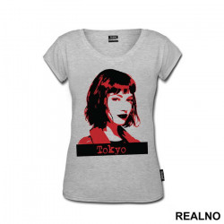Tokyo - Tokio Red And Black - La Casa de Papel - Money Heist - Majica