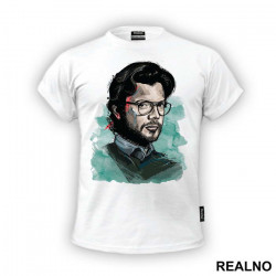 El Profesor - The Professor Paint Splash - La Casa de Papel - Money Heist - Majica