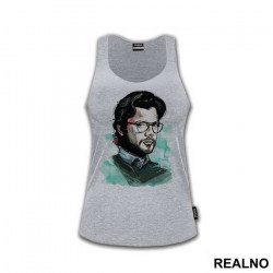 El Profesor - The Professor Paint Splash - La Casa de Papel - Money Heist - Majica