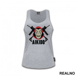 Aikido Guns And Mask - La Casa de Papel - Money Heist - Majica