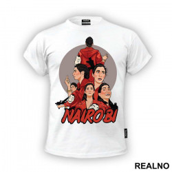 Nairobi Gray Circle - La Casa de Papel - Money Heist - Majica