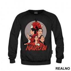 Nairobi Gray Circle - La Casa de Papel - Money Heist - Duks