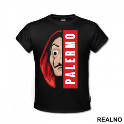 Palermo Half Mask - La Casa de Papel - Money Heist - Majica